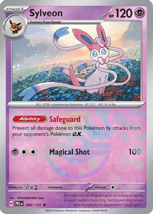 Sylveon (Master Ball Pattern) (40) Rare Holofoil