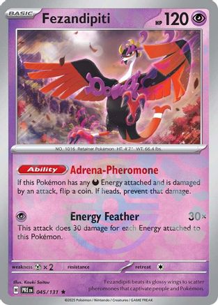 Fezandipiti (Master Ball Pattern) (45) Rare Holofoil