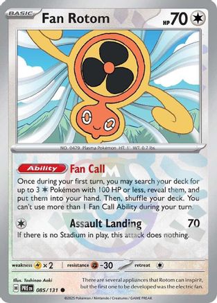 Fan Rotom (Master Ball Pattern) (85) Common Holofoil