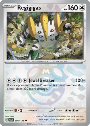 Regigigas (Master Ball Pattern) (86) Uncommon Holofoil