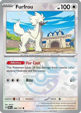 Furfrou (Master Ball Pattern) (88) Common Holofoil
