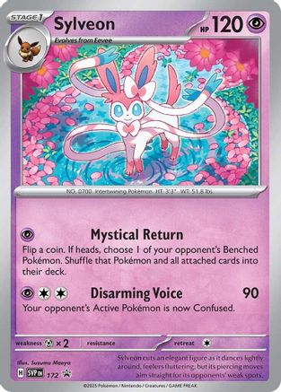 Sylveon - 172 (Cosmos Holo) (172) Promo Holofoil