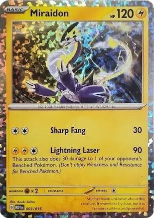 Miraidon (3) Promo Holofoil