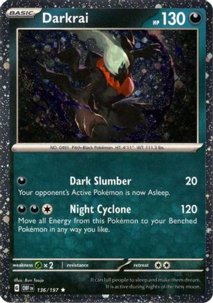 Darkrai (Cosmos Holo) (136) Rare Holofoil
