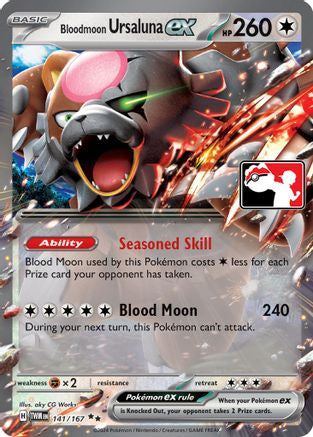 Bloodmoon Ursaluna ex (141) Double Rare Holofoil