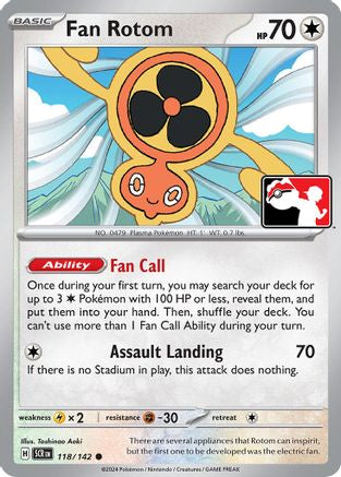 Fan Rotom (118) Common Holofoil