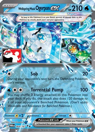 Wellspring Mask Ogerpon ex (64) Double Rare Holofoil