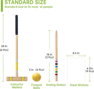 Pointyard Croquet Set