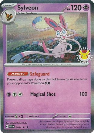 Sylveon — 040/131 (Pokemon Day) (40) Rare Holofoil