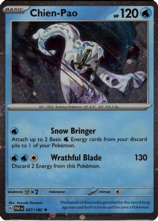 Chien-Pao - 057/182 (Cosmos Holo) (57) Rare Holofoil