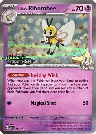Lillie's Ribombee (183) Promo
