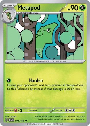 Metapod (2) Common