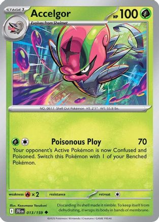 Accelgor (13) Uncommon Reverse Holofoil