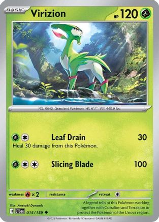 Virizion (15) Uncommon