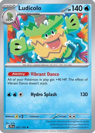 Ludicolo (37) Holo Rare Holofoil