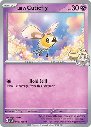 Lillie's Cutiefly (66) Common Reverse Holofoil