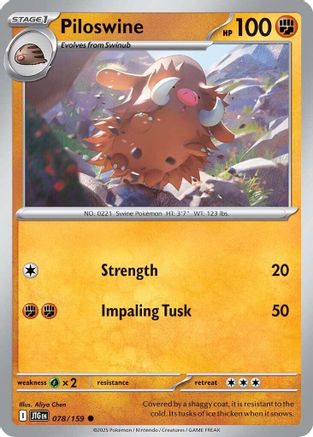Piloswine (78) Common