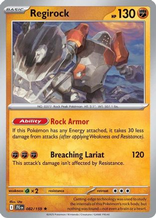 Regirock (82) Holo Rare Holofoil