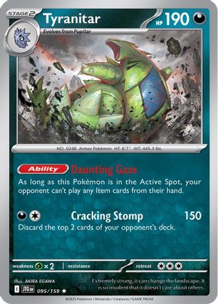 Tyranitar (95) Holo Rare