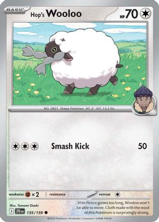 Hop's Wooloo - 135/159 (135) Common