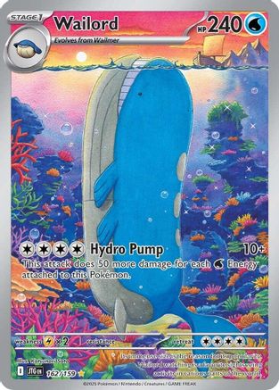 Wailord - 162/159 (162) Illustration Rare Holofoil