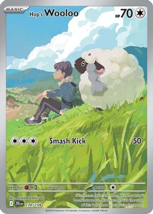 Hop's Wooloo - 170/159 (170) Illustration Rare