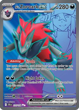 N's Zoroark ex - 175/159 (175) Ultra Rare Holofoil