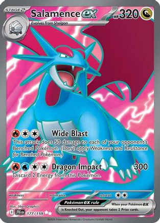 Salamence ex - 177/159 (177) Ultra Rare Holofoil