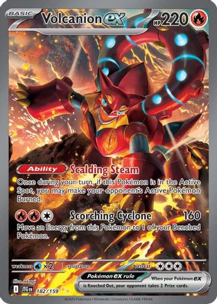 Volcanion ex - 182/159 (182) Special Illustration Rare