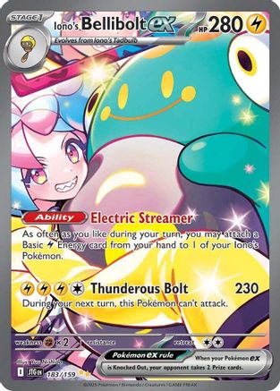 Iono's Bellibolt ex - 183/159 (183) Special Illustration Rare Holofoil