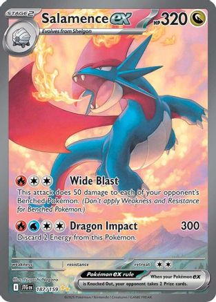 Salamence ex - 187/159 (187) Special Illustration Rare Holofoil