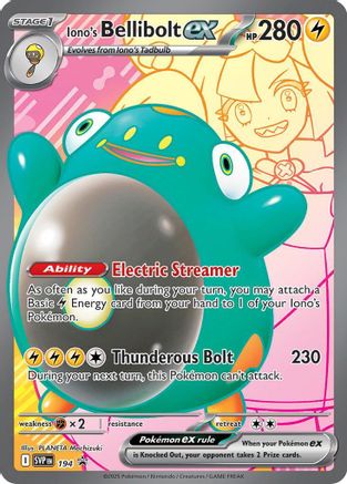 Iono's Bellibolt ex - 194 (194) Promo Holofoil