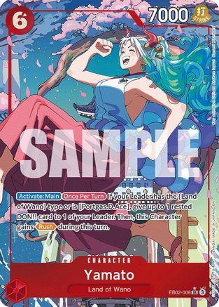 Yamato (Alternate Art) (EB02-006) - Extra Booster: Anime 25th Collection Foil (Cabinet-NM)