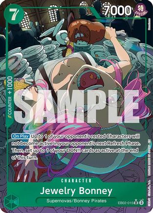 Jewelry Bonney (Alternate Art) (EB02-015) - Extra Booster: Anime 25th Collection Foil (Cabinet)