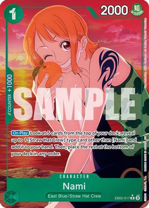 Nami (Alternate Art) (EB02-017) - Extra Booster: Anime 25th Collection Foil (Cabinet-NM)