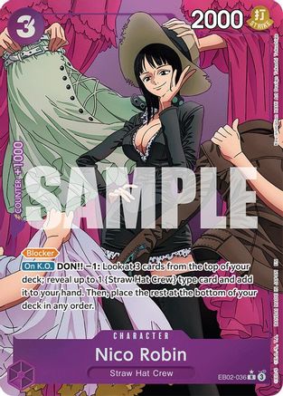 Nico Robin (Alternate Art) (EB02-036) - Extra Booster: Anime 25th Collection Foil (Cabinet)