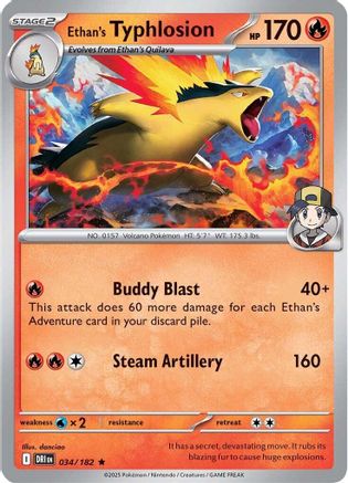 Ethan's Typhlosion (34) Rare