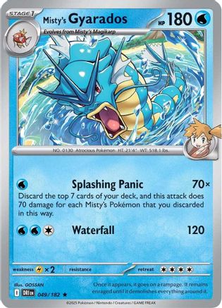 Misty's Gyarados (49) Rare