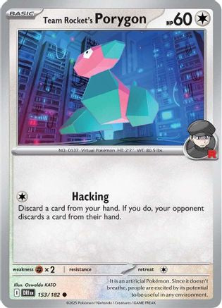 Team Rocket's Porygon (153) Common