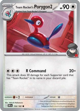 Team Rocket's Porygon2 (154) Common