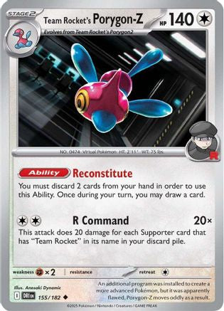 Team Rocket's Porygon-Z (155) Uncommon