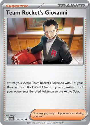 Team Rocket's Giovanni (174) Uncommon