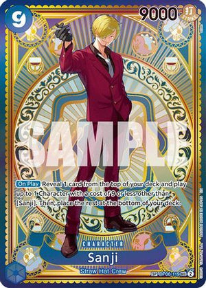 Sanji (SP) (OP06-119) - A Fist of Divine Speed Foil (Cabinet-NM)