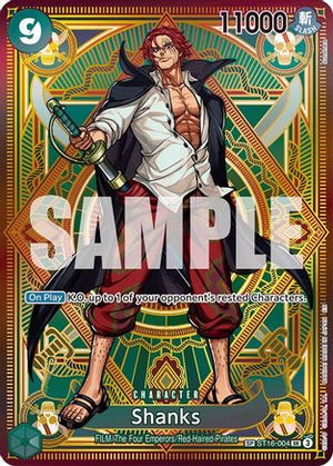 Shanks (SP) (ST16-004) - A Fist of Divine Speed Foil (Cabinet-NM)