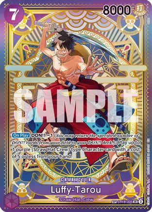 Luffy-Tarou (SP) (ST18-005) - A Fist of Divine Speed Foil (Cabinet-NM)