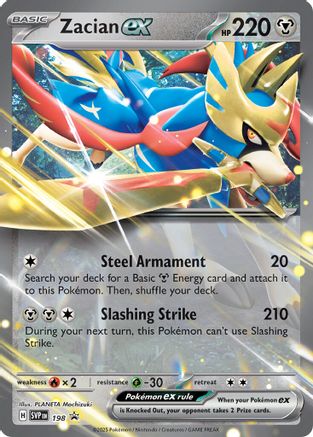 Zacian ex - 198 (198) Promo Holofoil