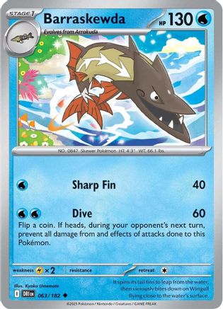 Barraskewda (63) Uncommon Reverse Holofoil