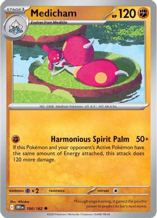 Medicham (100) Uncommon Reverse Holofoil