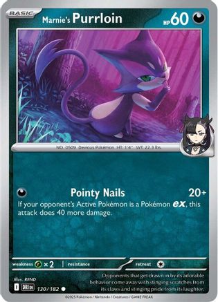 Marnie's Purrloin (130) Common Reverse Holofoil