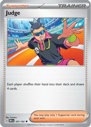 Judge - 167/182 (167) Uncommon Reverse Holofoil